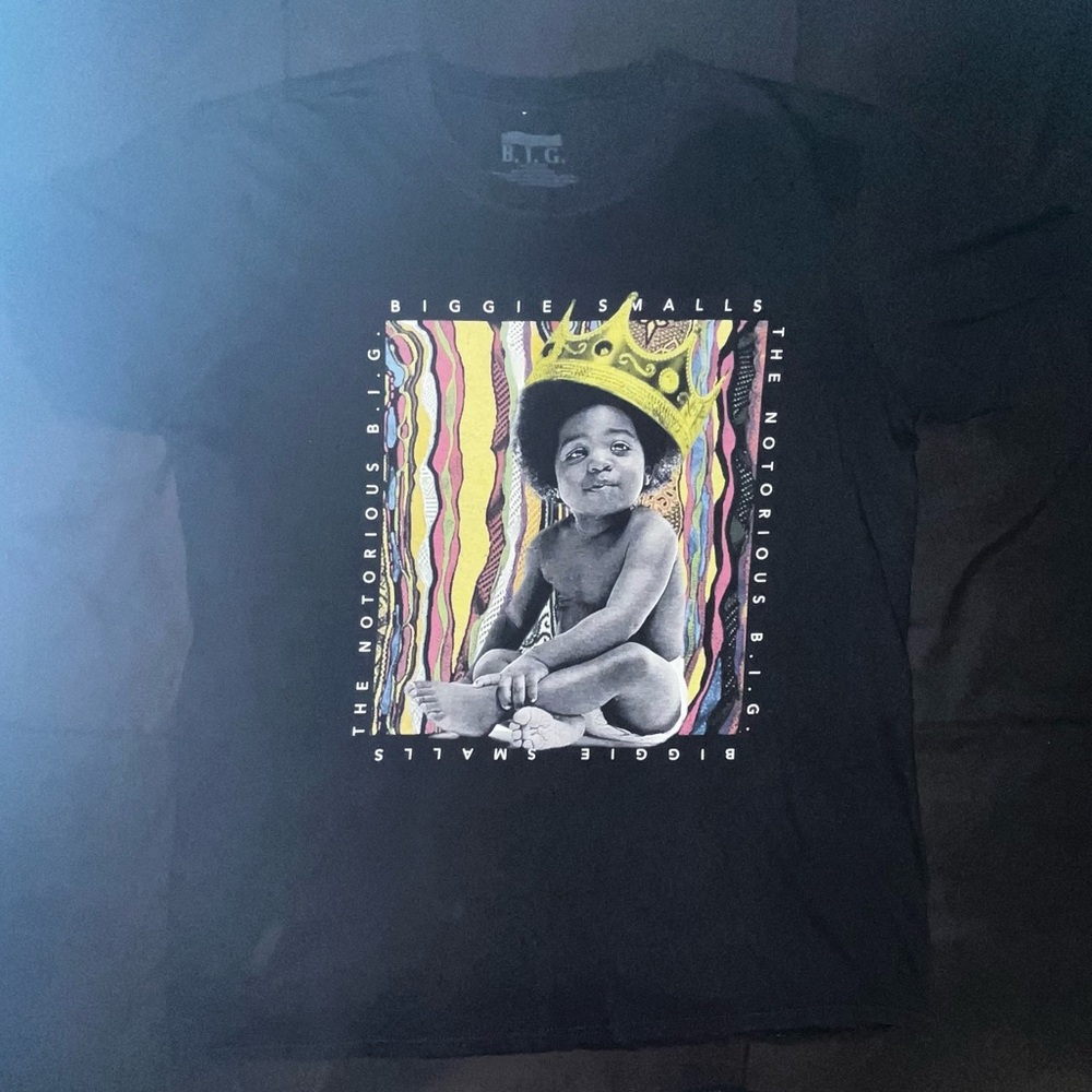 Biggie Smalls T Shirt Men’s X-LARGE - Slim Fit (FITS LIKE LARGE) LIKE NEW!